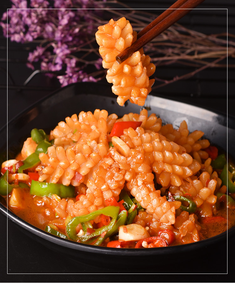 鱼类-新鲜鱿鱼花冷冻海鲜目鱼花墨鱼花酒店饭店用特色半成品菜冷冻食