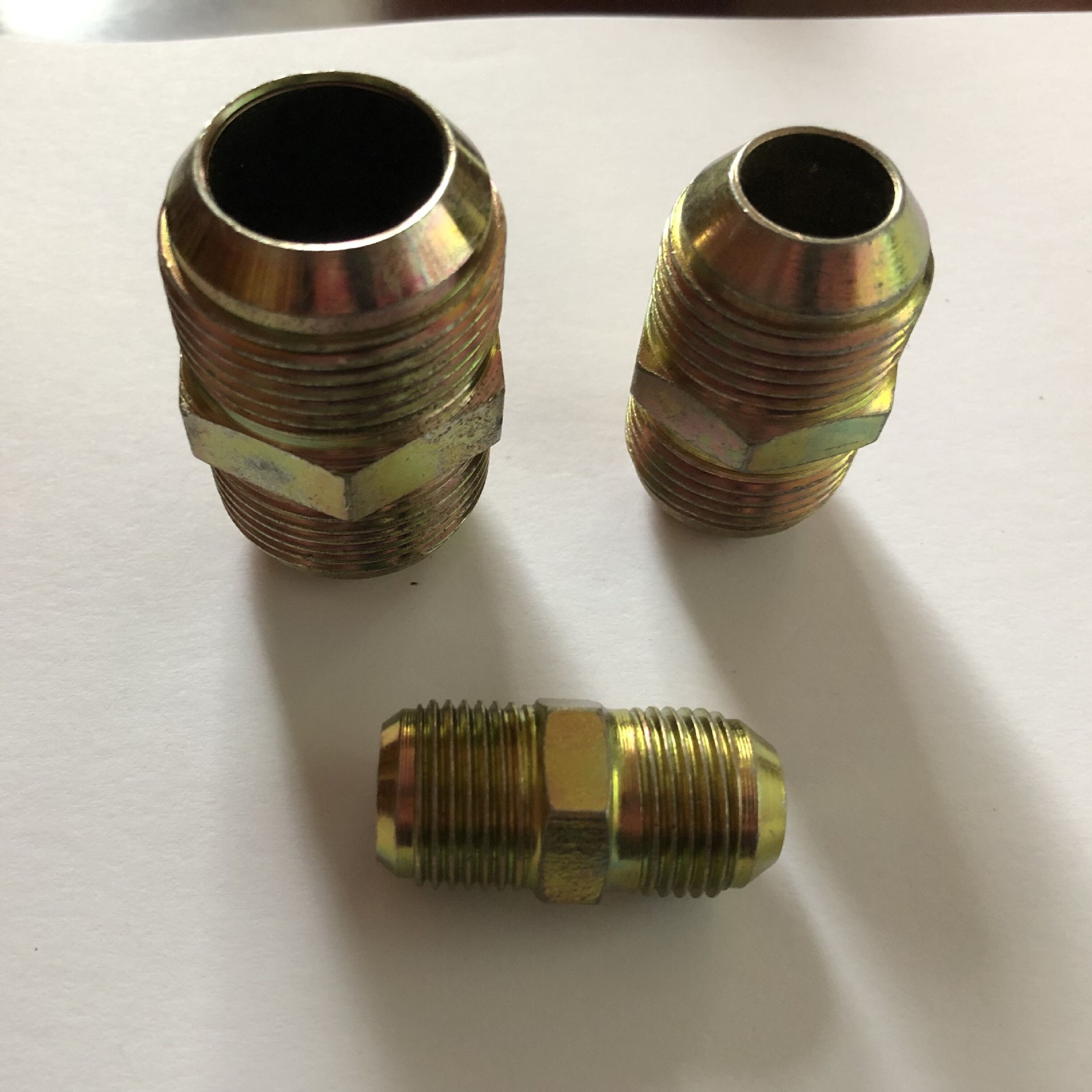 液压过渡接头 高压油管 油管接头 jic直力古 美制对丝9/16d