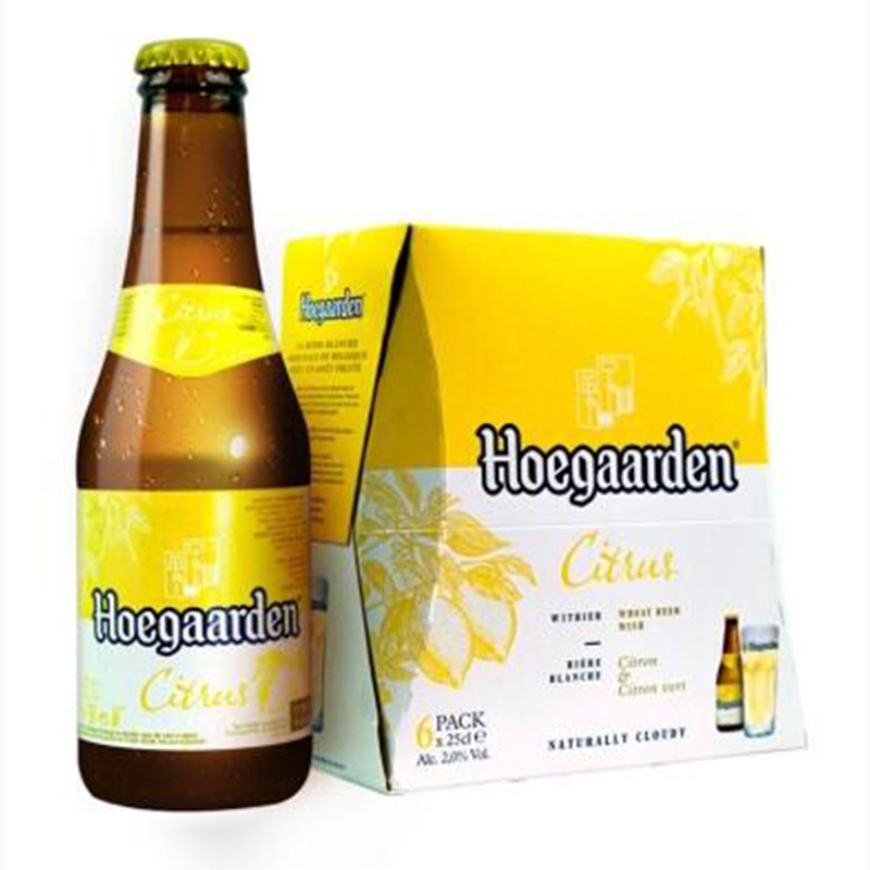 比利时福佳柠檬果味啤酒福佳白柠檬口味250ml24瓶女士酒女士最爱