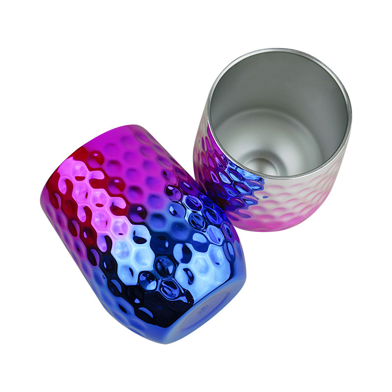 新款蛋壳杯 亚马逊热卖12oz蛋杯红酒杯 304双层不锈钢真空保温