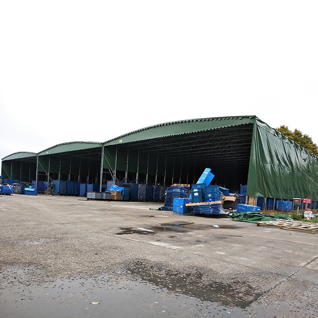 江浙沪厂家直销推拉雨棚户外伸缩推拉蓬大型活动推拉棚移动推拉篷