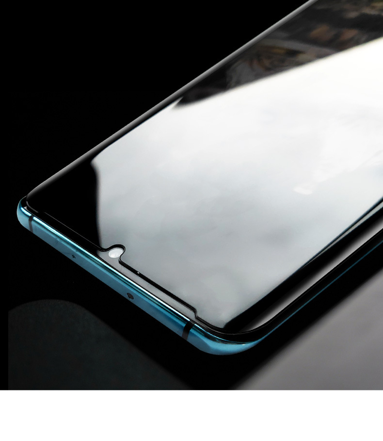 适用三星note10pro uv防窥膜s10plus液态膜 note10防窥3d热弯曲面-阿