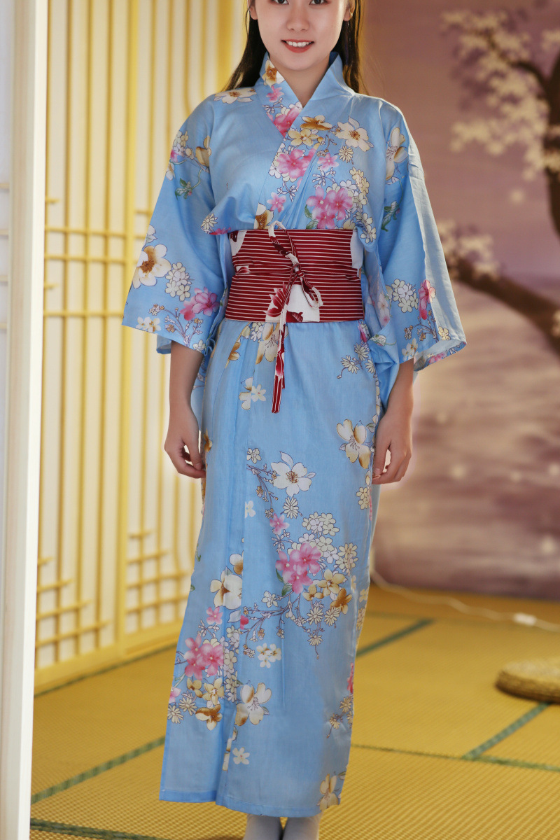 和服浴衣女和风家居浴浴衣日本和服女