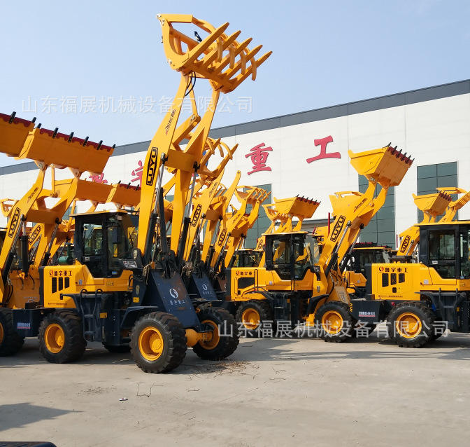 建筑工程机械装载机供应全新液压工地小铲车 多用途装载式抓木机