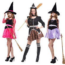 万圣节女巫角色扮演服恐怖女巫婆Cosplay舞台装夜店主题派对服装