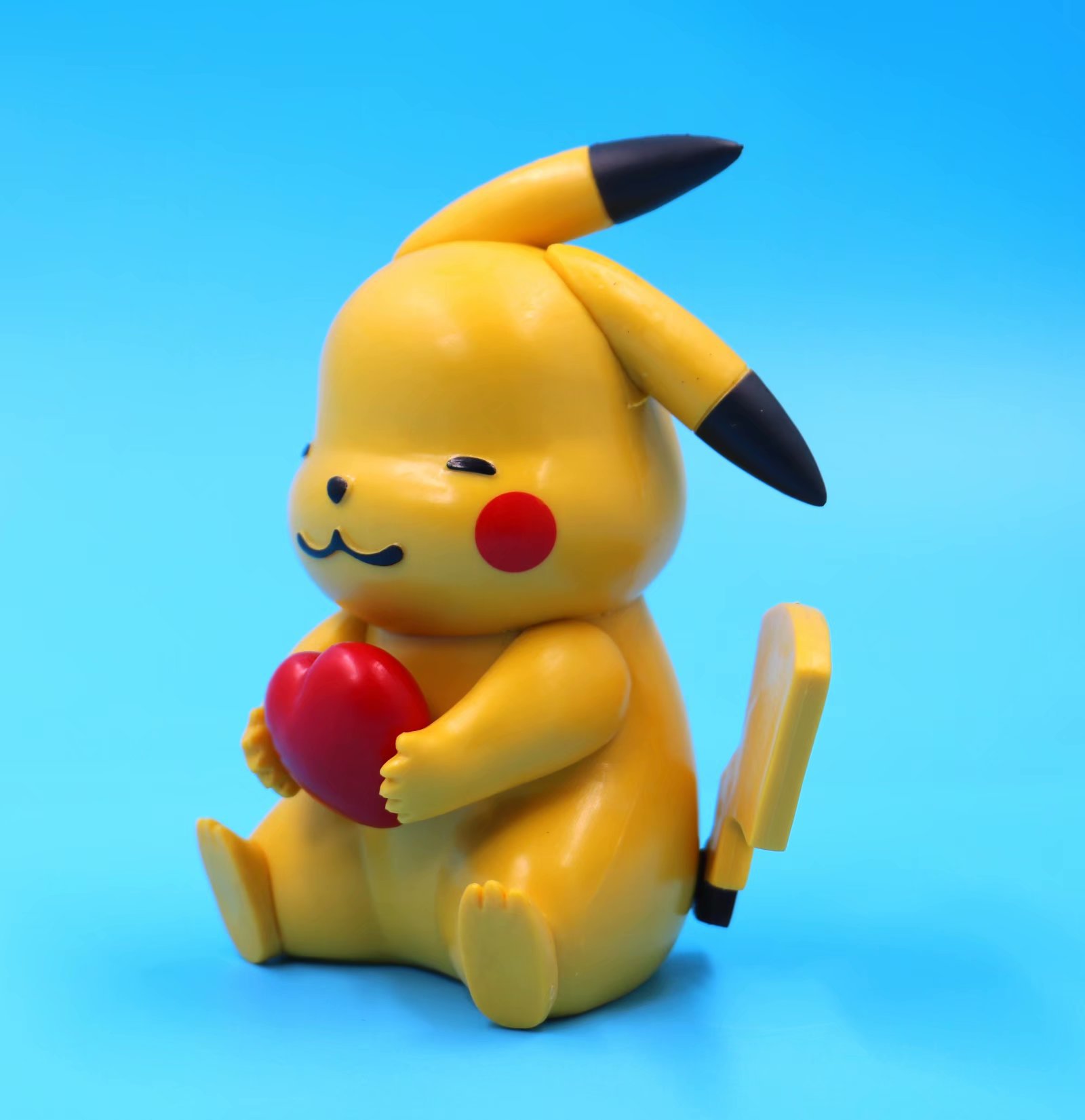 宠物小精灵 神奇宝贝爱心卖萌 伊布帽子皮卡丘摆件车载玩偶公仔