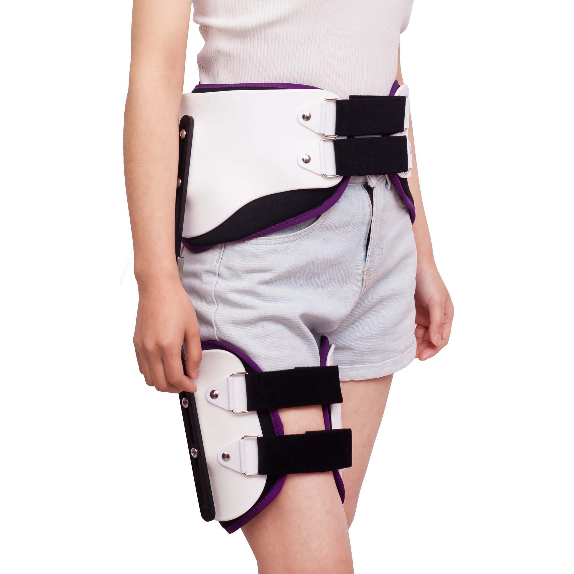 可调髋骨外展支架胯部术后股骨骨折护具髋关节固定支具