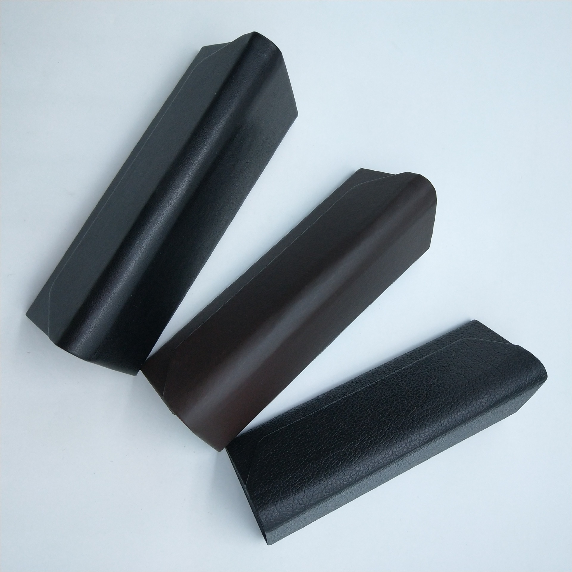 三角折叠手工眼镜盒可定制logo太阳镜墨镜近视框架眼镜盒子