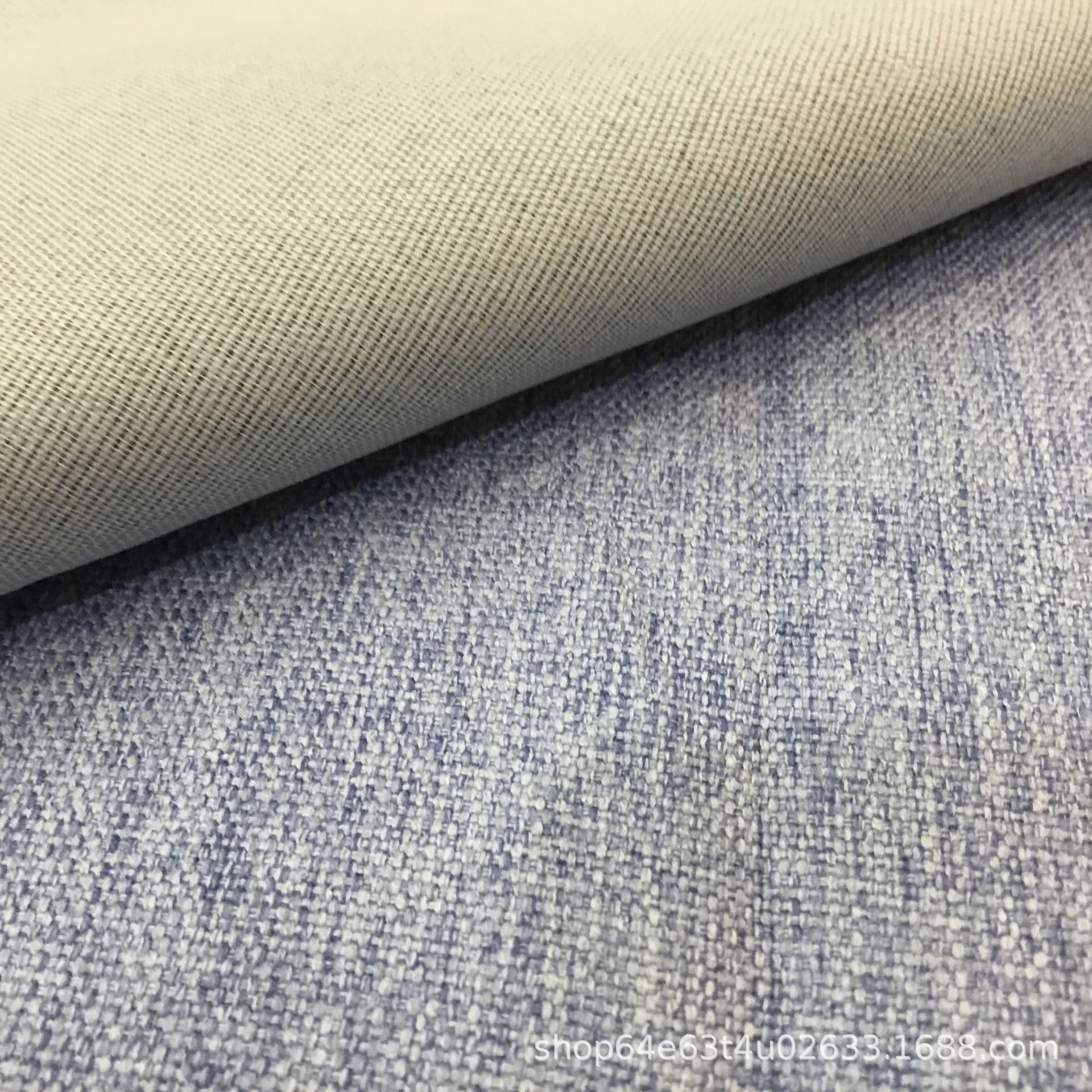 沙发布料 厂家直销坐垫包枕箱包细麻布彩麻复合加厚现货 沙发布