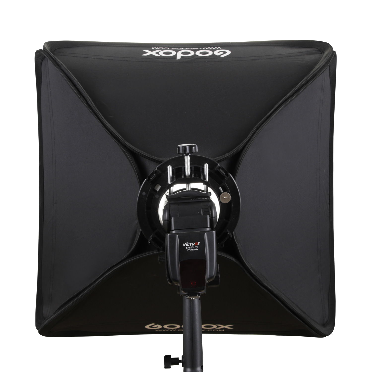 神牛方形伞式柔光箱60cm柔光罩闪光灯柔光摄影箱便携灯罩带s支架