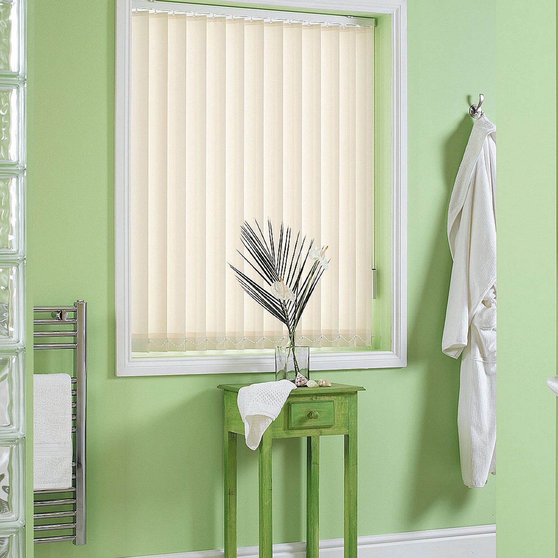 美佳竖百叶窗帘半遮光隔断帘屏风帘客厅卧室阳台办公室垂直百叶帘