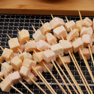 湘西烤牛油小串 牛胸油小串牛油胸口油串串烧烤串半成品1000串/件