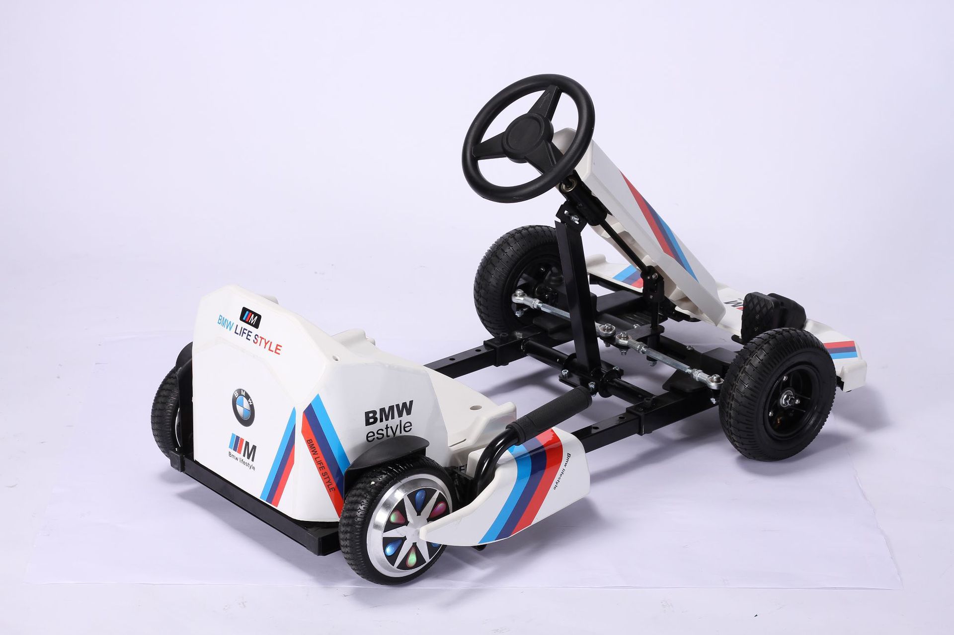 酷贝比迷你卡丁车极速轿跑三速蓝牙diy贴纸前进后退手刹漂移车_金华市