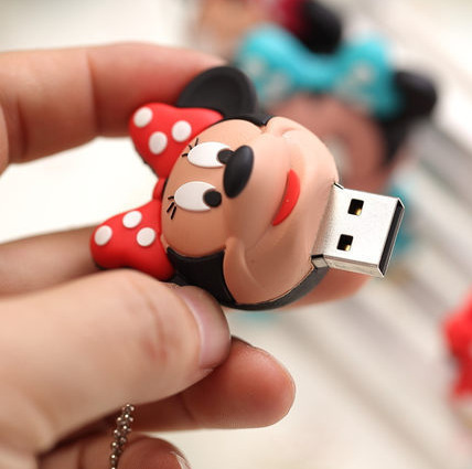 卡通u盘批发卡通pvc米老鼠u盘 创意动漫迷你u盘 8g16g时尚可爱u盘