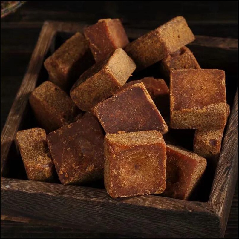 云南特产方块手工红糖老红糖块你家农家甘蔗糖红糖500g/瓶厂家批