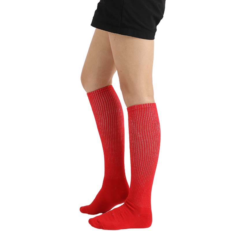 European and American Foreign Trade Athletic Socks Combed Cotton Socks Mid-Calf Knee-Length