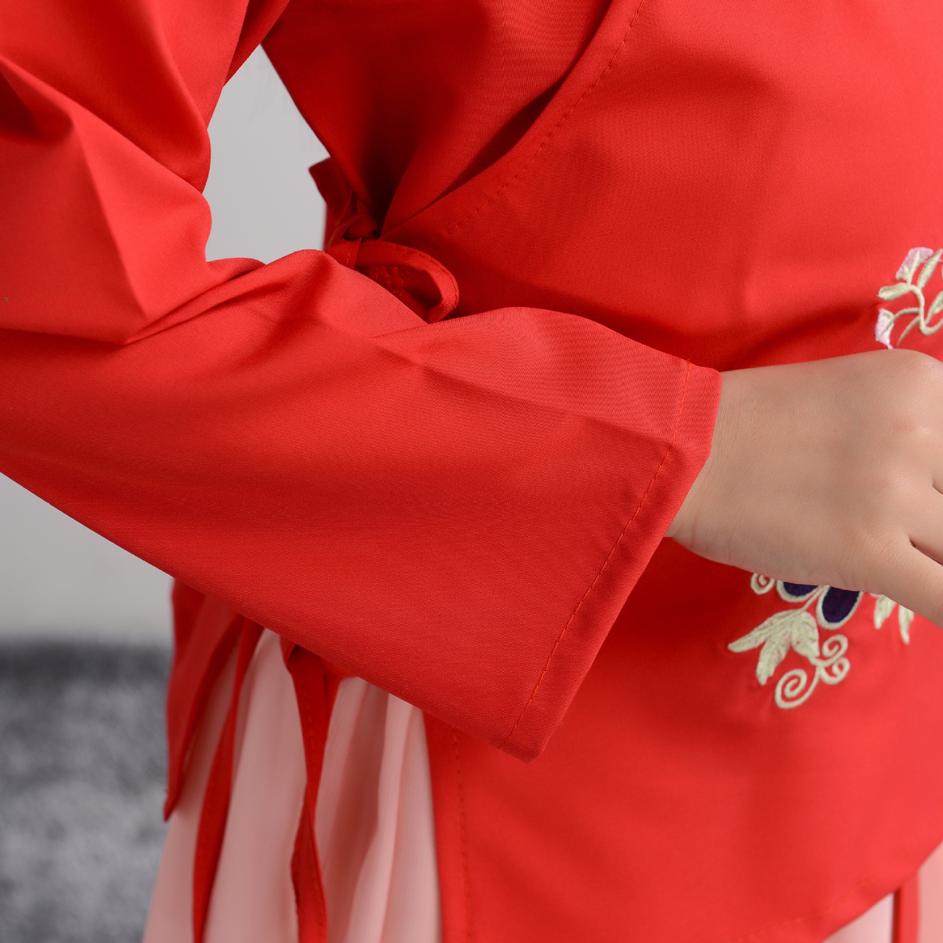 汉服女童襦裙古代套装宝宝儿童袄裙明制古装演出服中国风服装夏装