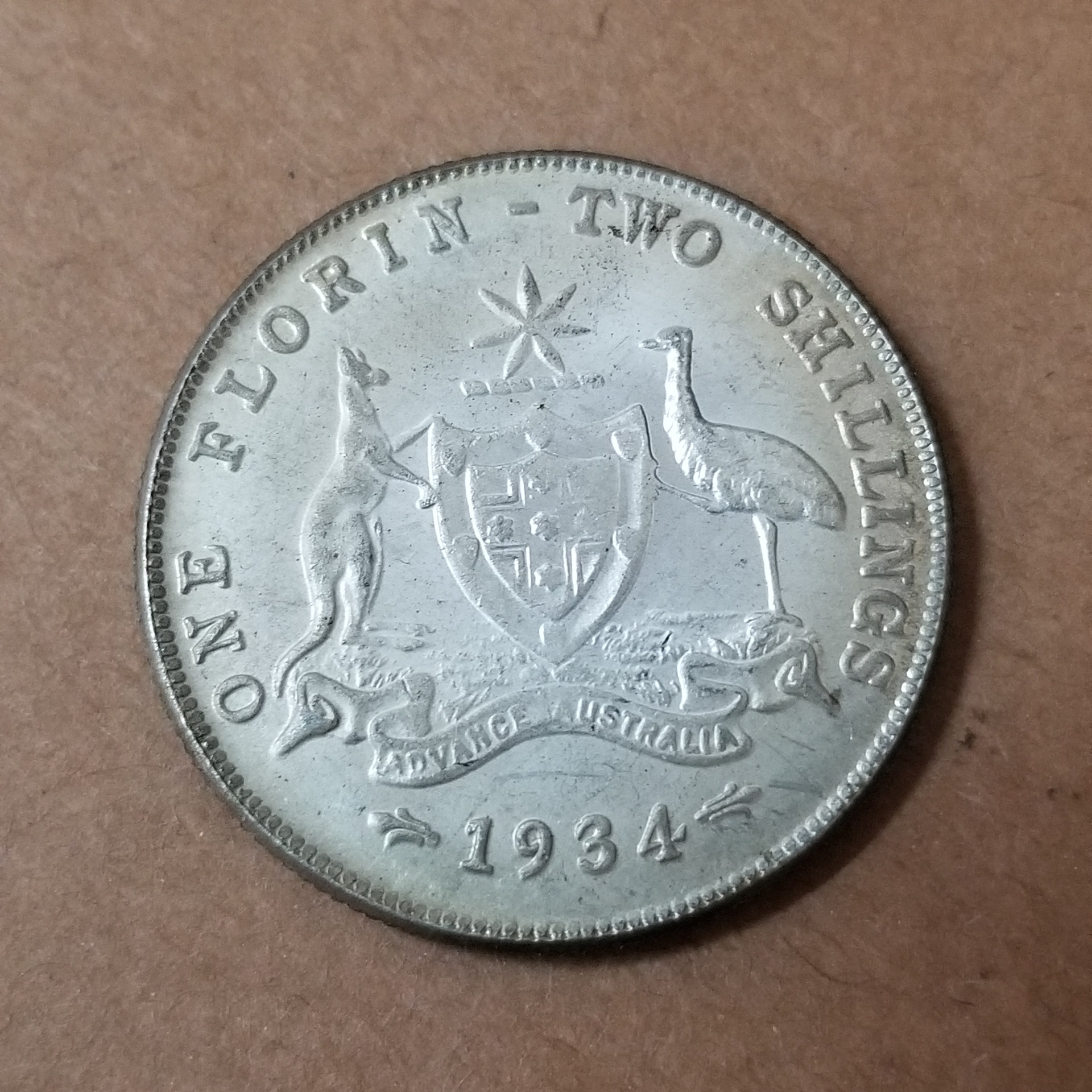 仿古工艺品1934 澳大利亚银元外国银元古玩