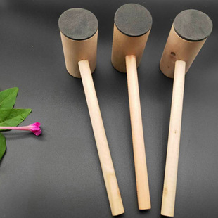 厂家直销现货竹筒酒尖头木槌子小锤子 竹筒酒开瓶器尖头小木锤