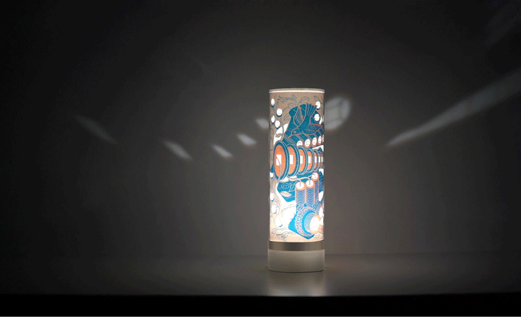 新款电动转盘旋转灯神来运转炫转灯新年套装新年装饰鼠年礼物定制