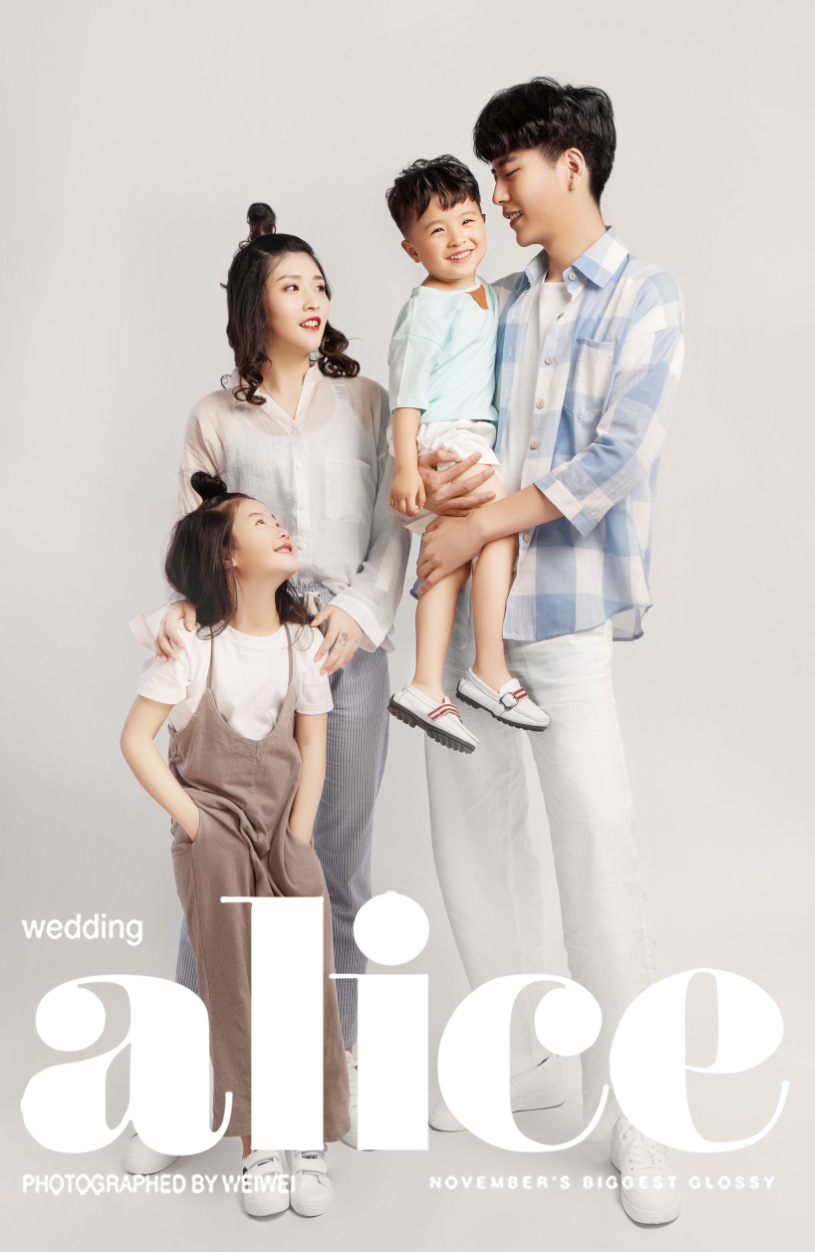 摄影全家福旗袍