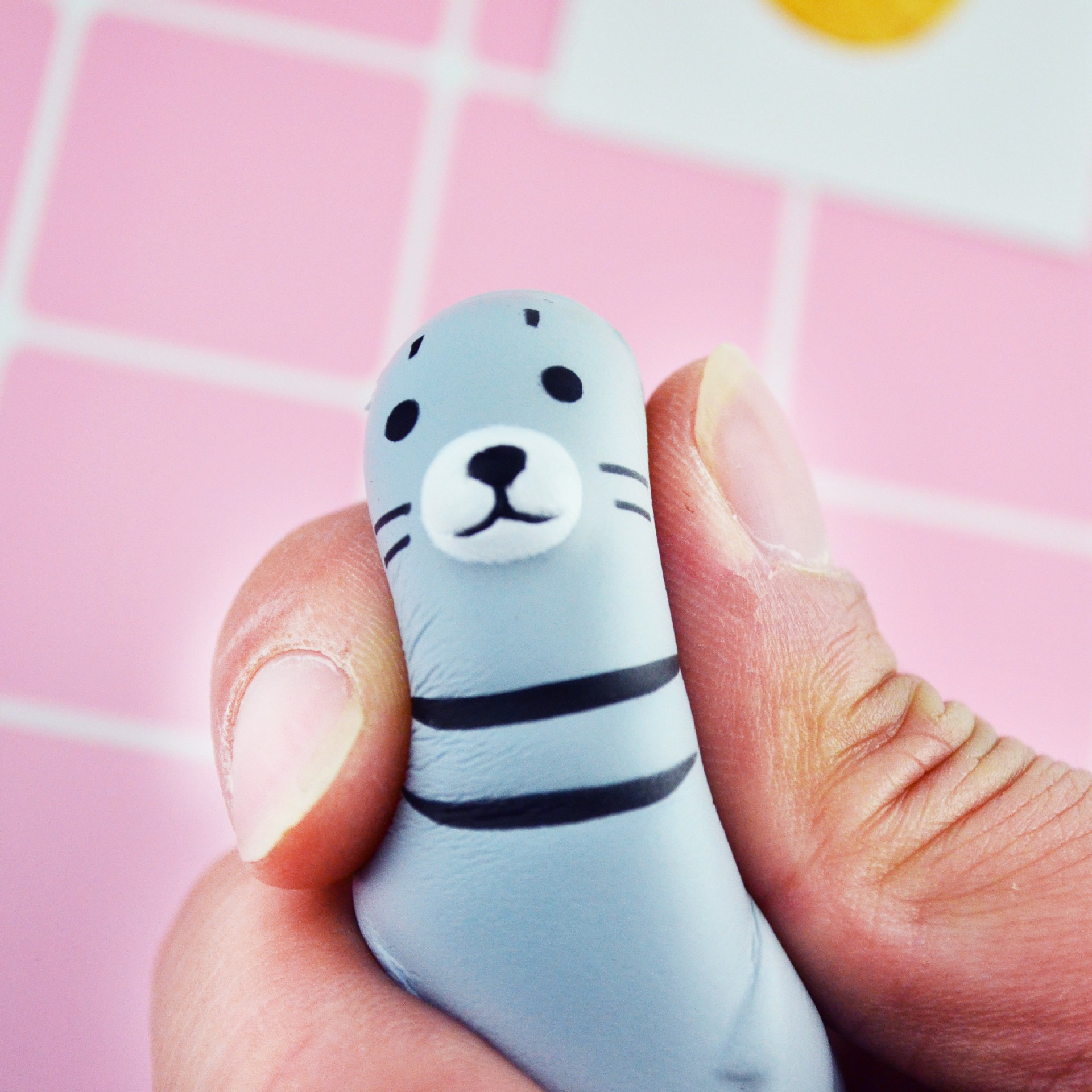 创意可爱卡通捏捏笔动物减压软绵绵解压超萌中性笔