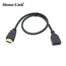 厂家供应 HDMI公对母高清延长线 纯铜过1080P转接线转接线