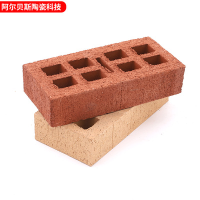 方孔砌墙砖 抗压不易腐外墙陶土烧结砖小区别墅轻质外墙砖