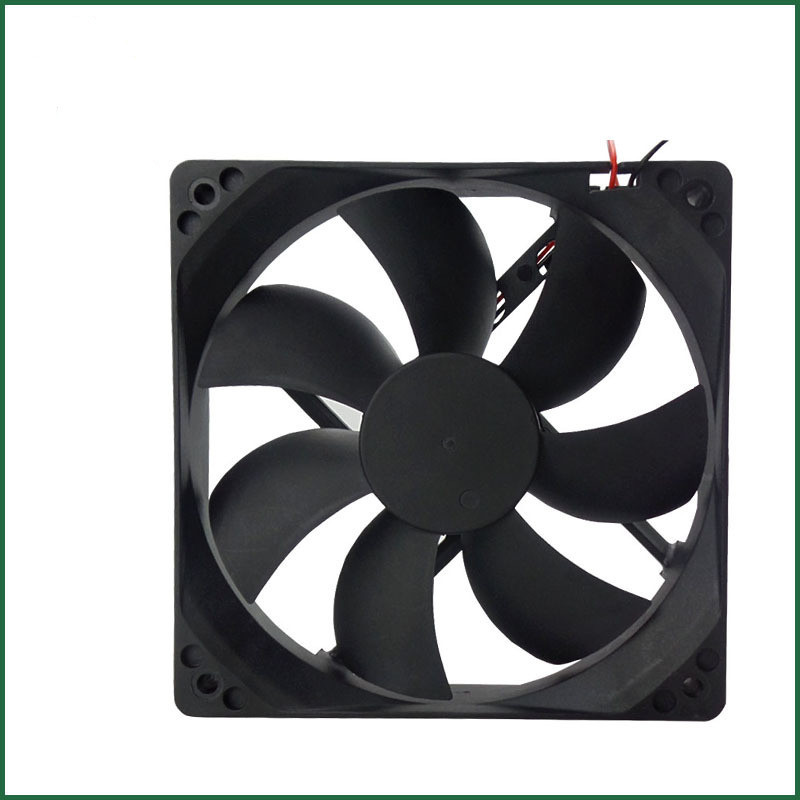 12020直流散热风扇工业小型排风扇无刷电机高转速机箱机柜小风扇