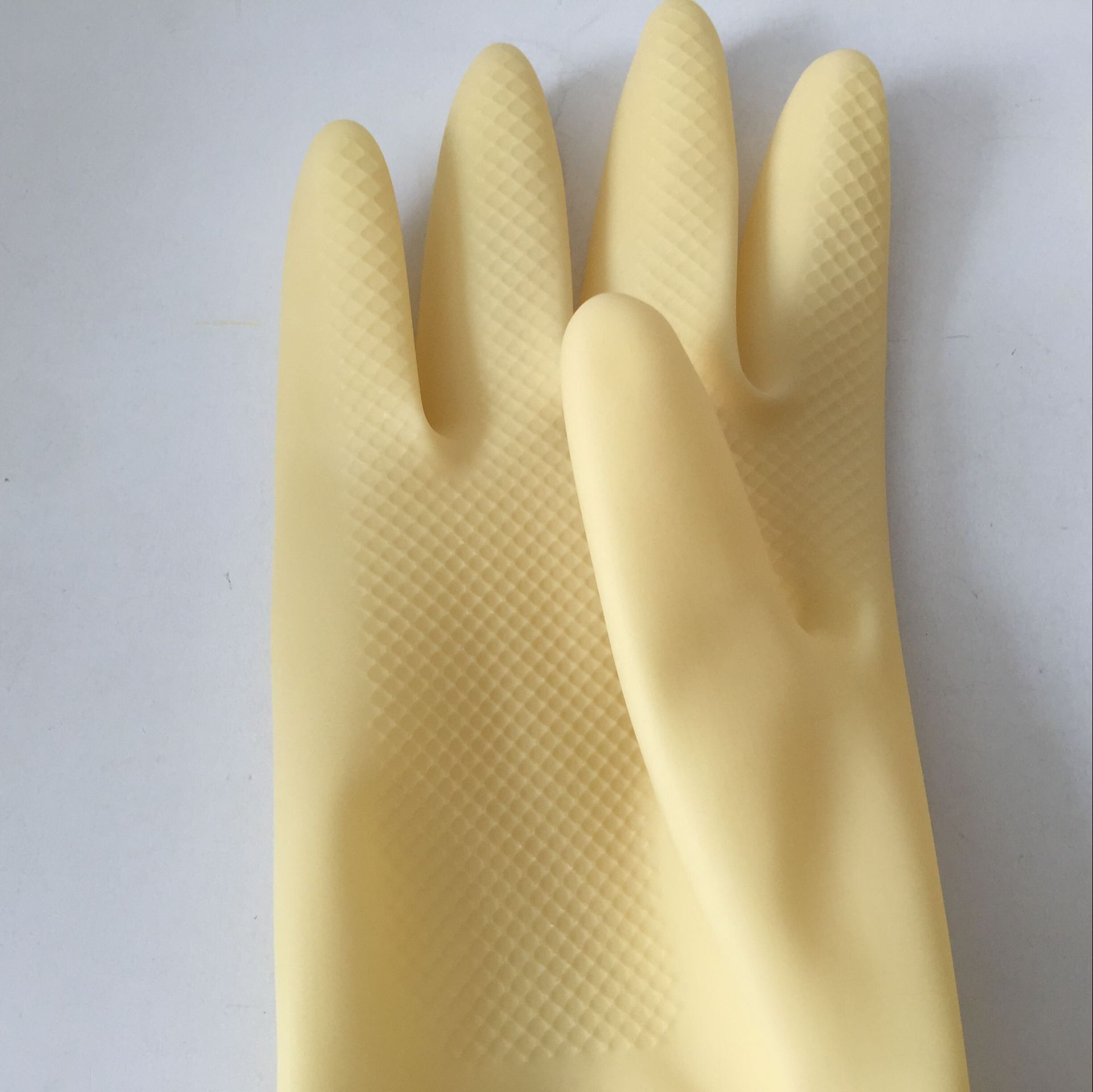 手霸加厚牛筋乳胶手套纯乳胶工业家用手套耐磨耐用