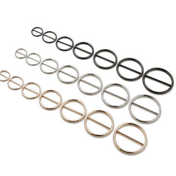 金属箱包纽扣卡扣腰带扣子圆形日字扣皮带鞋帽调节扣三档扣