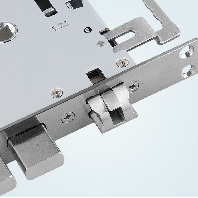 指纹锁专用锁体6052小方头双活双快锁体,智能电子锁体24*240锁体