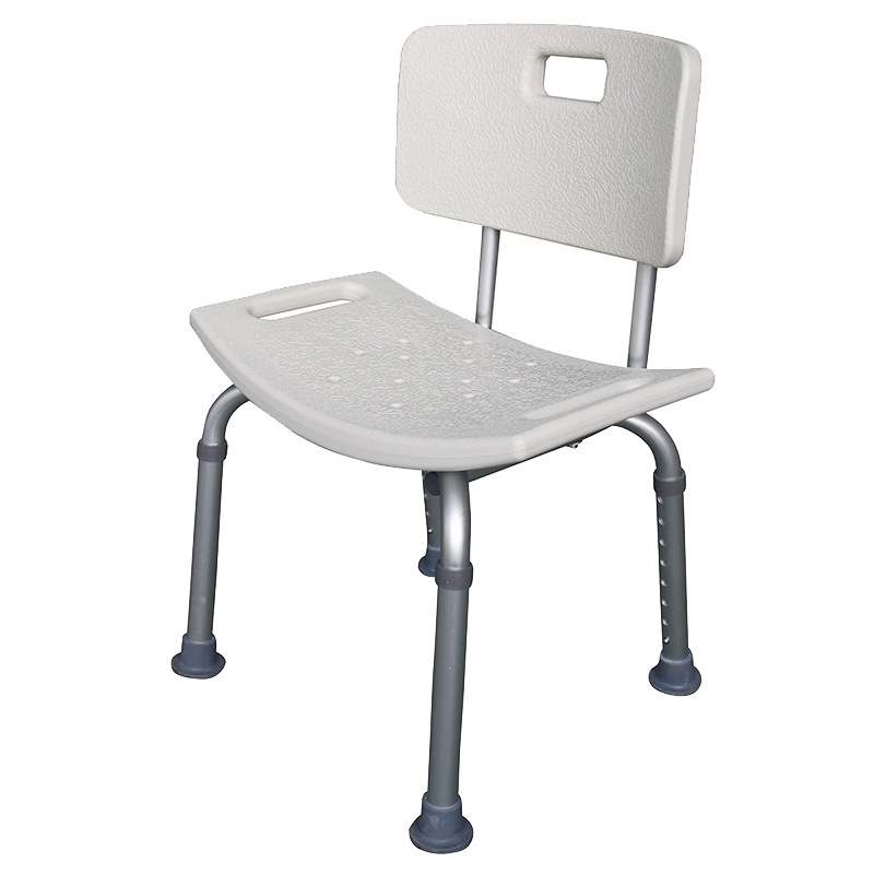 孕妇洗澡椅子 老人淋浴洗澡凳铝合金靠背不锈钢沐浴凳子