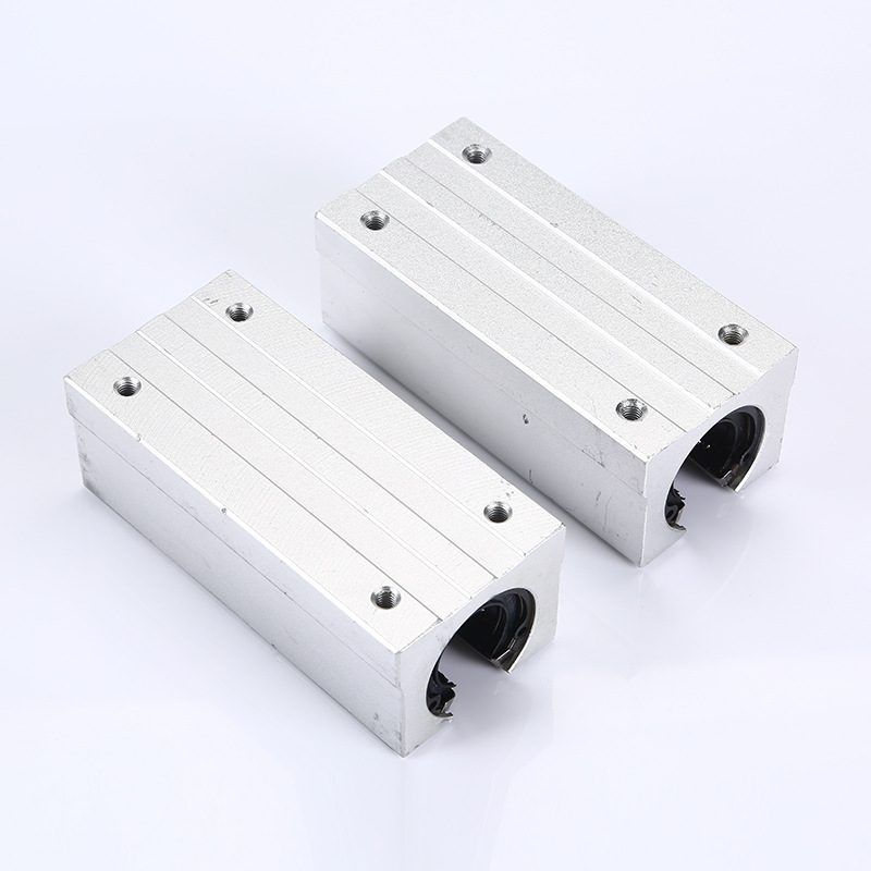 直线滑动单元式 滑块直线轴承sbr25luu 直线滑动加长箱式滑块轴承