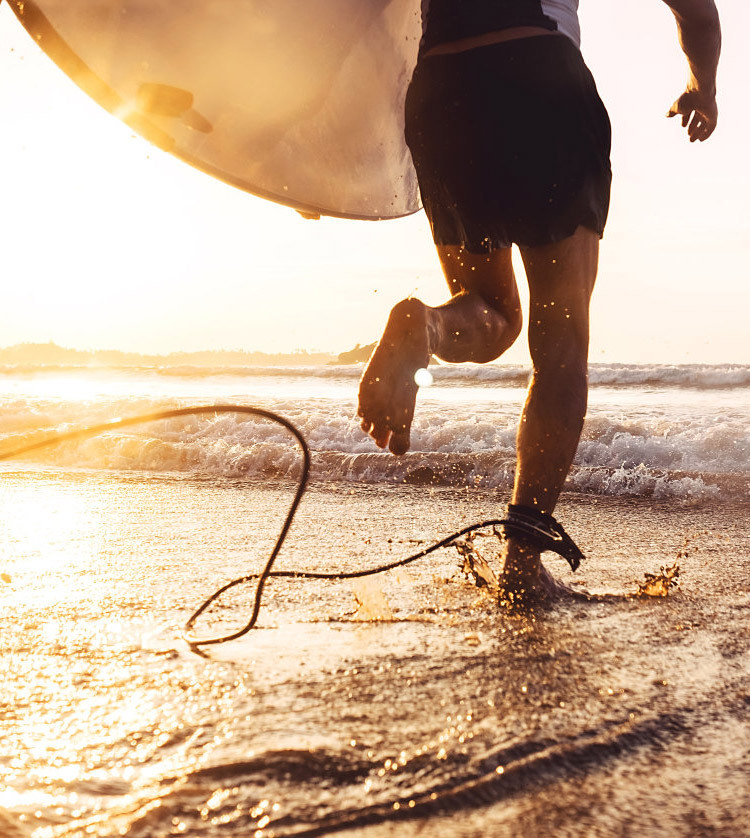 冲浪板水上运动配件超弹力冲浪脚绳 水上运动用品安全划水绳