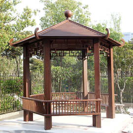 钢结构六角凉亭