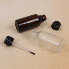 20ml毛刷瓶30ml化妆品包装瓶玻璃指甲油瓶精油分装瓶小样瓶胶水瓶