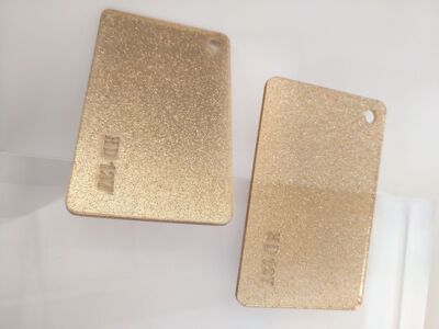 亚克力闪金板单面闪金玫瑰金酒店装修专用面板3mm现货厂家直销