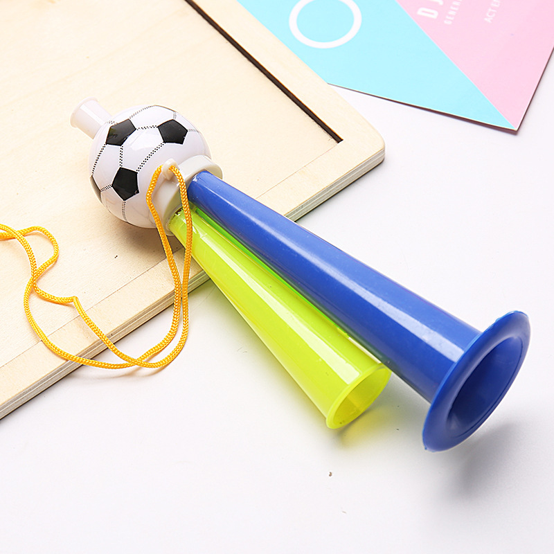 Football Horn Wholesale Whistle Musical Instrument Children Horn Toy Batch Play Come on Atmosphere Props Cheering Loudspeaker