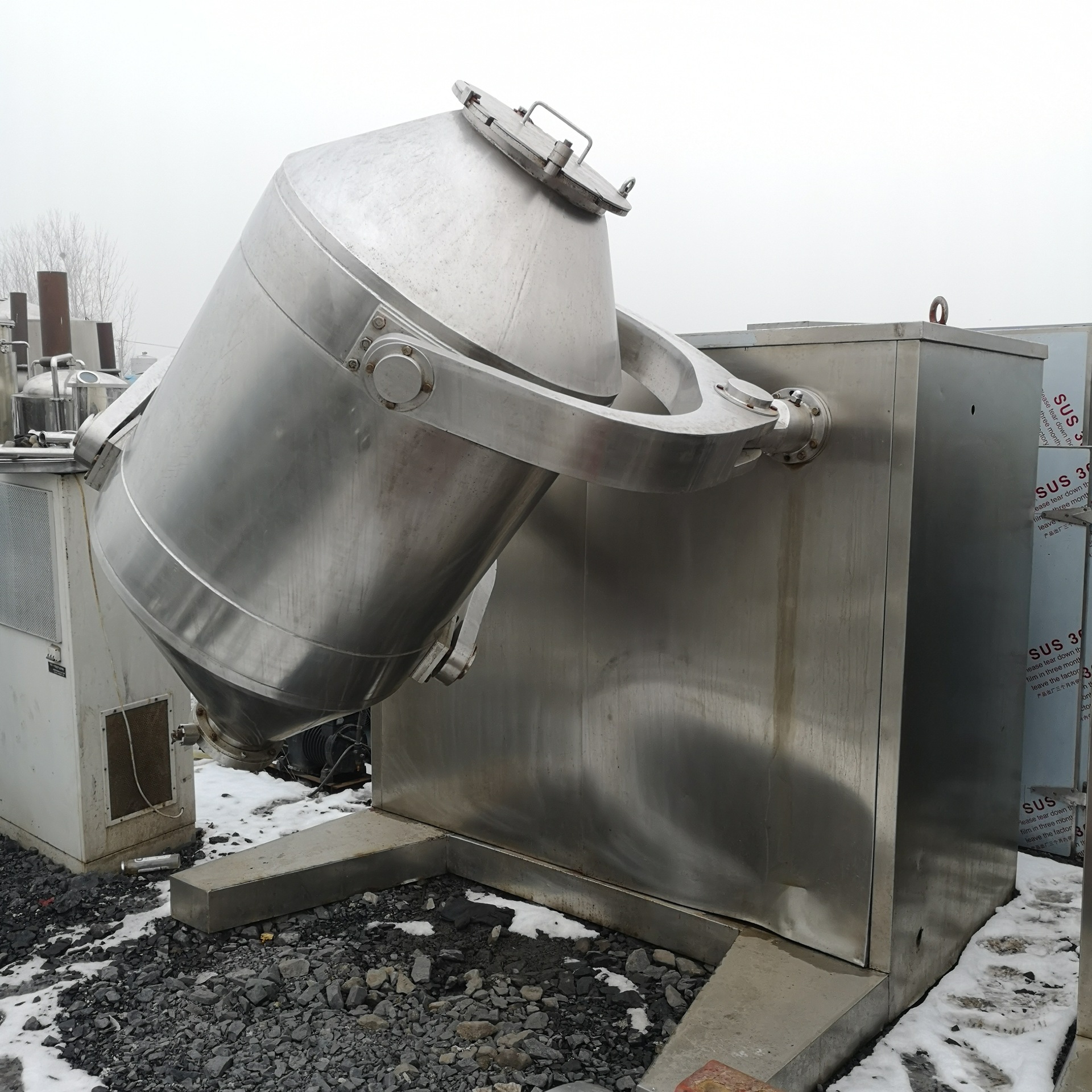 回收 出售-二手三维混合机 二手三维运动混合机1000升槽型混合机