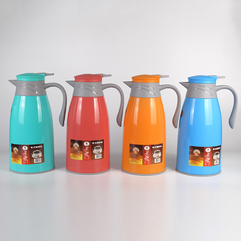 供应银盾咖啡壶 塑料家居保温热水壶 节日礼品公司礼品保温瓶