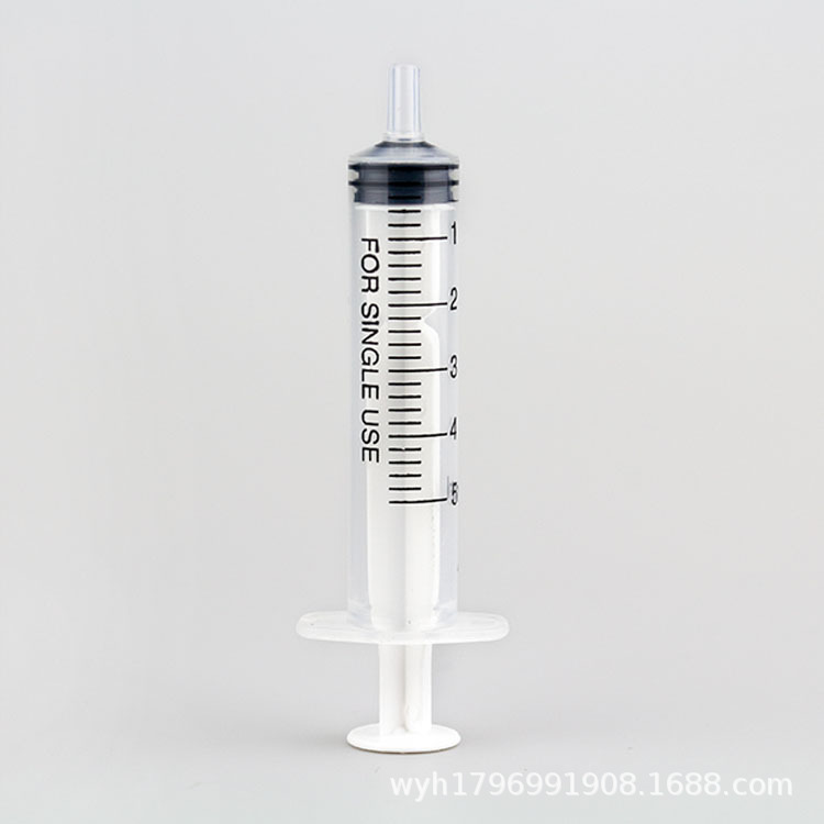 厂家直销一次性平口注射器手推式工业点胶香水1/3/5/10/20ml针筒