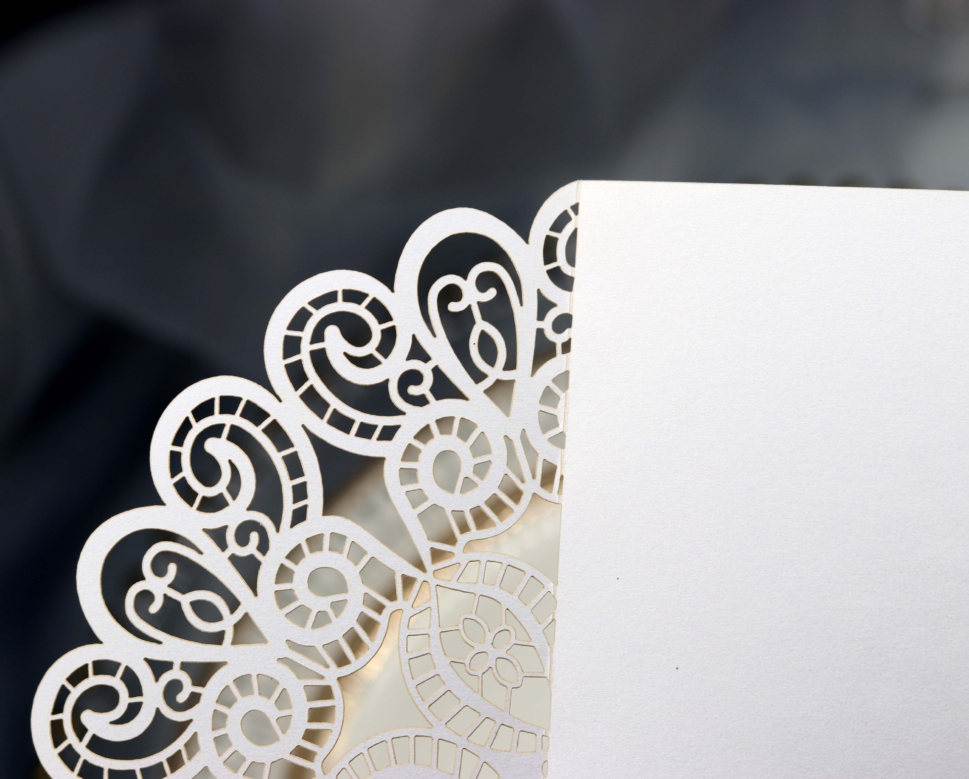 厂家直销镂空蕾丝请柬节日祝福贺卡婚礼结婚商务邀请函喜帖内衬款