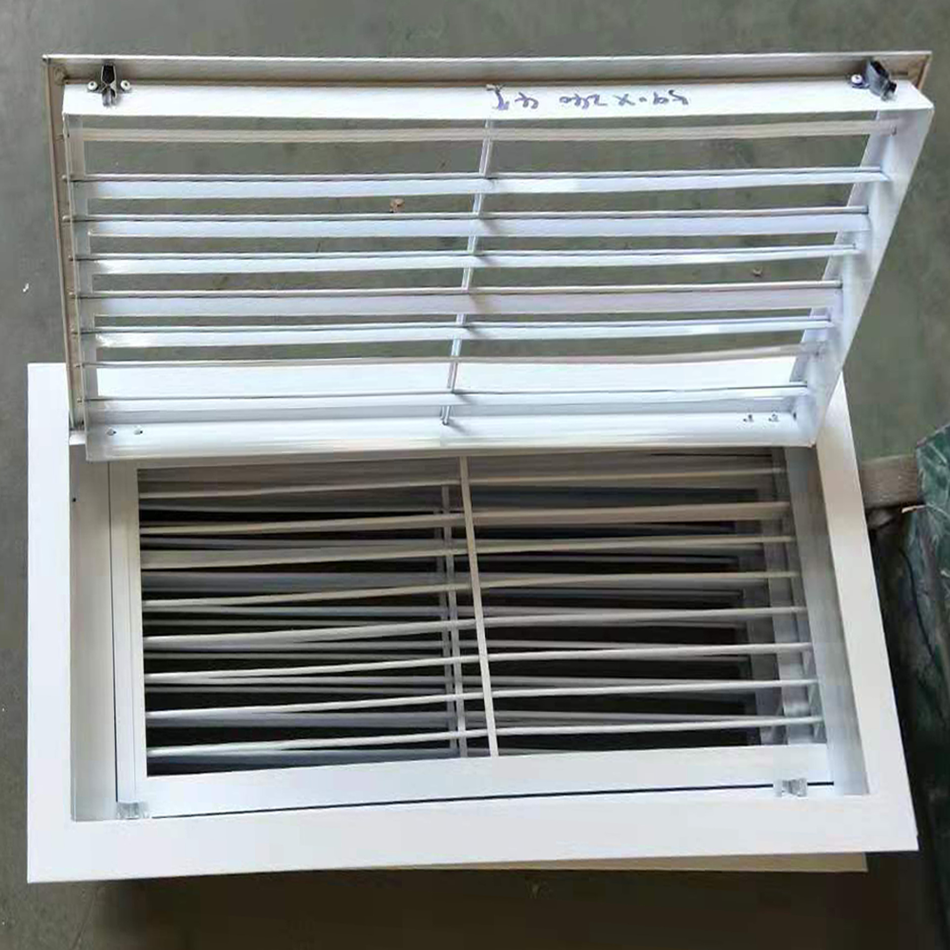 定制单层回风百叶单层调节百叶风口风机盘管回风口中央空调回风口