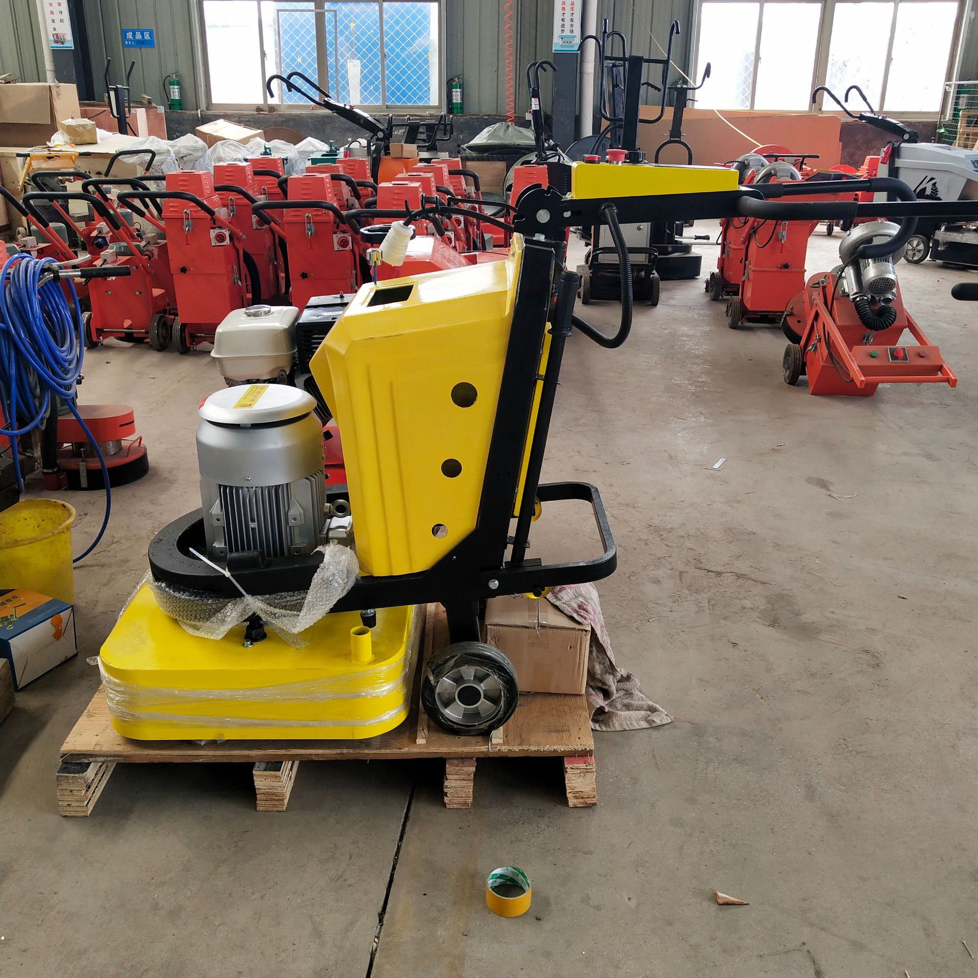 工厂直销12头固化地坪研磨机 630型硬化地坪研磨机 环氧漆磨地机