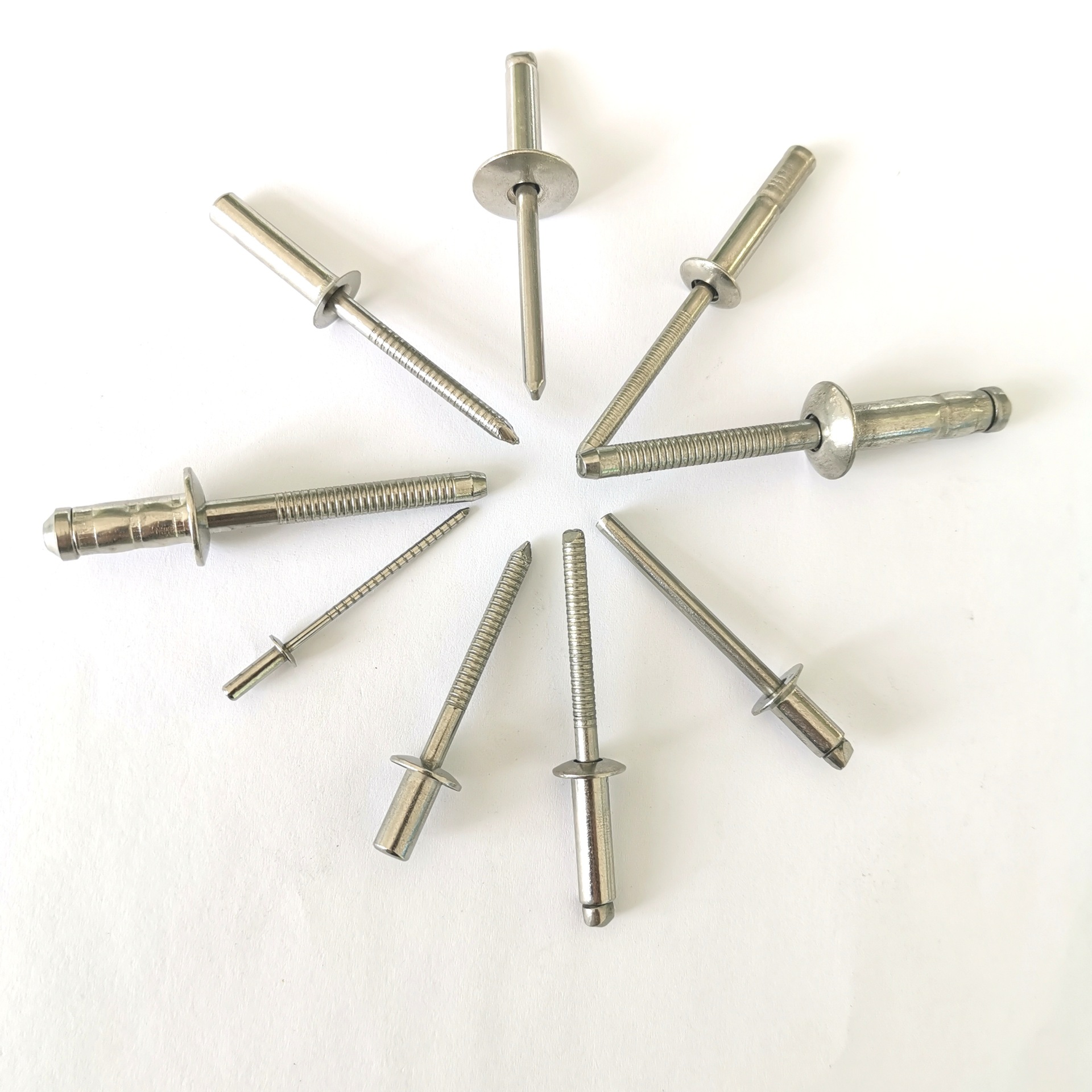 不锈钢拉铆钉全钢拉铆钉铝铁拉铆钉板材用拉铆钉现货供应拉铆钉