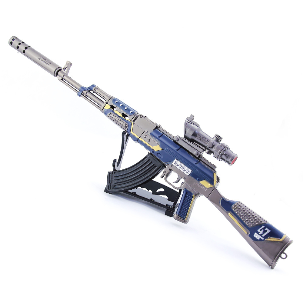 绝地大逃杀 吃鸡游戏akm玩具模型 合金大号不可发射