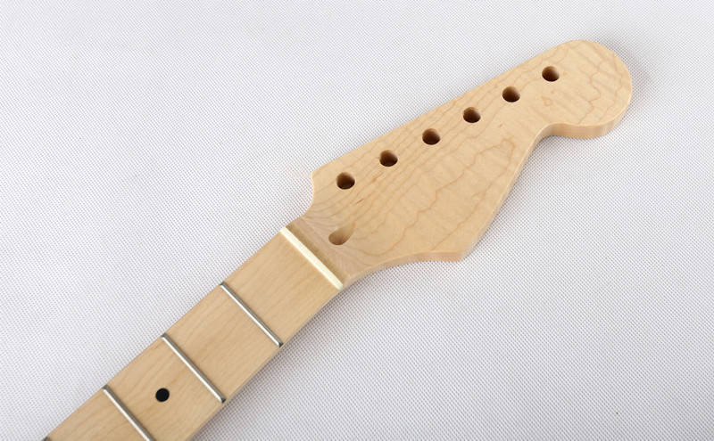 琴颈st型电吉他琴颈 原木色亚光 加拿大进口枫木琴柄