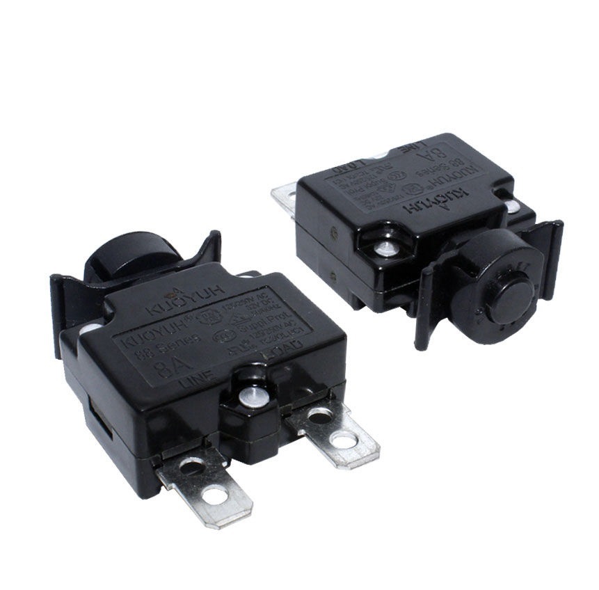 现货88-8a手动复位卡式电流过载保护器 电源过流断路器 kc ul vde