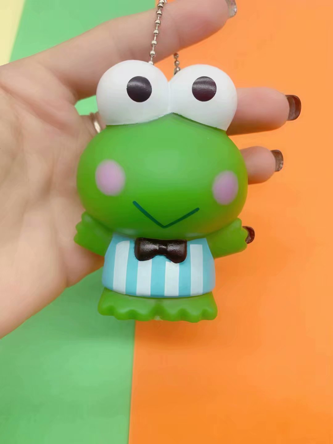韩版卡通bb叫青蛙钥匙扣挂件ins可爱少女心钥匙链抓娃娃机小礼品
